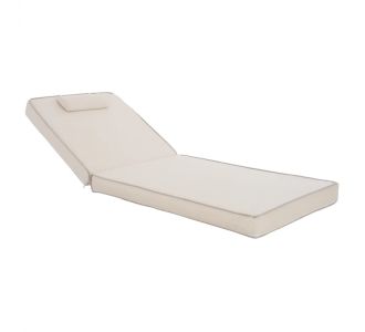 ΜΑΞΙΛΑΡΙ ΞΑΠΛΩΣΤΡΑΣ TEXTILENE 600gr/m2 2X1 SIFNOS ΜΠΕΖ HM11237.60T 194x70x11εκ. |  Μαξιλάρια Εξωτερικού Χώρου στο espiti