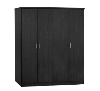 ΣΕΤ 2 ΤΜΧ ΝΤΟΥΛΑΠΑ 4ΦΥΛΛΗ ZEBRANO 160X42X181 HM11350.01 |  Ντουλάπες ρούχων στο espiti