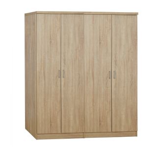 ΣΕΤ 2 ΤΜΧ ΝΤΟΥΛΑΠΑ 4ΦΥΛΛΗ SONAMA 160X42X181 HM11350.02 |  Ντουλάπες ρούχων στο espiti