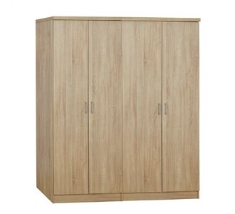 ΣΕΤ 2 ΤΜΧ ΝΤΟΥΛΑΠΑ 4ΦΥΛΛΗ SONAMA 160X42X181 HM11350.02 |  Ντουλάπες ρούχων στο espiti