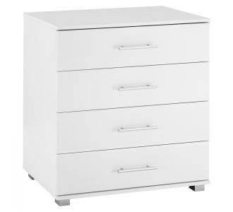 ΣΥΡΤΑΡΙΕΡΑ ΜΕΛΑΜΙΝΗΣ BRIANA HM2204.05 ME 4 ΣΥΡΤΑΡΙΑ ΛΕΥΚΗ 75x40x83Y εκ. |  Συρταριέρες -Κονσόλες στο espiti