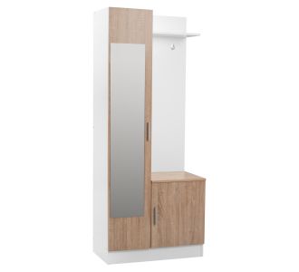 ΕΠΙΠΛΟ ΕΙΣΟΔΟΥ ΜΕ ΚΑΘΡΕΠΤΗ JANICE HM2264 SONAMA ΛΕΥΚΟ 70x37x181 εκ. |  Βιτρίνες - Έπιπλα εισόδου στο espiti