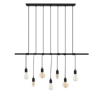 ΦΩΤΙΣΤΙΚΟ ΟΡΟΦΗΣ 7ΦΩΤΟ ΜΕΤΑΛΛΙΚΟ ΜΑΥΡΟ HM7266 120Χ10Χ180 εκ. |  Οροφής στο espiti