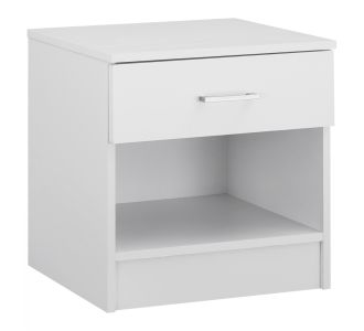 ΚΟΜΟΔΙΝΟ ΜΕ 1 ΣΥΡΤΑΡΙ LANEY ΛΕΥΚΟ HM2345.05 45x35,5x47 εκ. |  Κομοδίνα στο espiti