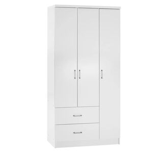 ΝΤΟΥΛΑΠΑ 3ΦΥΛΛΗ ME 2 ΣΥΡΤΑΡΙΑ CAESAR HM340.05 ΛΕΥΚΗ 89x42,5x181 εκ. |  Ντουλάπες ρούχων στο espiti