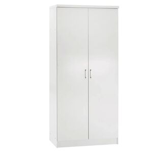 ΝΤΟΥΛΑΠΑ 2ΦΥΛΛΗ JENNA ΛΕΥΚΗ HM368.05 80x43x181 εκ. |  Ντουλάπες ρούχων στο espiti