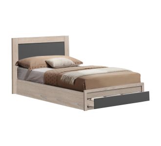 ΚΡΕΒΑΤΙ MELANY HM323.04 ΜΕ 1 ΣΥΡΤΑΡΙ SONΟMA ΓΚΡΙ ΓΙΑ ΣΤΡΩΜΑ 110Χ190 εκ. |  Κρεβάτια στο espiti