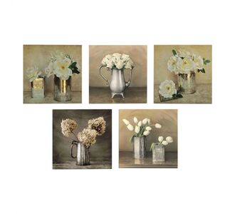ΠΙΝΑΚΑΣ ΠΕΝΤΑΠΤΥΧΟ MDF ROMANTIC FLOWERS HM7205.02 75X0,3X15 εκ. |  Πίνακες στο espiti