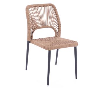ΚΑΡΕΚΛΑ ΑΛΟΥΜΙΝΙΟΥ ΓΚΡΙ ΜΕ P.E.TWIST RATTAN ΜΠΕΖ HM5770.02 45x63x82Υ εκ. |  Πολυθρόνες κήπου στο espiti
