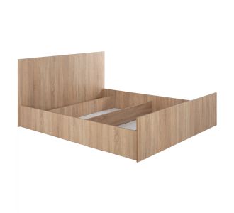 ΚΡΕΒΑΤΙ ADLER ΜΕΛΑΜΙΝΗΣ ΔΙΠΛΟ ΓΙΑ ΣΤΡΩΜΑ 160Χ200εκ. SONOMA OAK HM2432 |  Κρεβάτια στο espiti