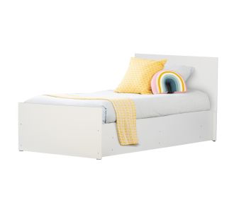 ΚΡΕΒΑΤΙ ADLER ΜΕΛΑΜΙΝΗΣ ΜΟΝΟ ΓΙΑ ΣΤΡΩΜΑ 90Χ200εκ. ΛΕΥΚΟ HM2433.03 |  Κρεβάτια στο espiti