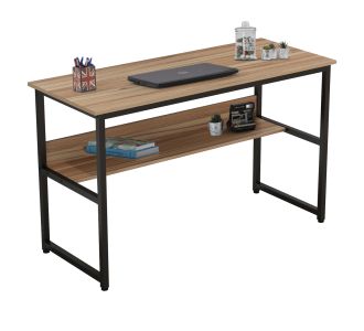 ΓΡΑΦΕΙΟ PORTIS HM2131.02 ΜΕΛΑΜΙΝΗ ΣΕ ΚΑΡΥΔΙ ΜΕ ΜΑΥΡΟ ΜΕΤΑΛΛΙΚΟ ΣΚΕΛΕΤΟ 120X50X75Υεκ. |  Γραφεία στο espiti