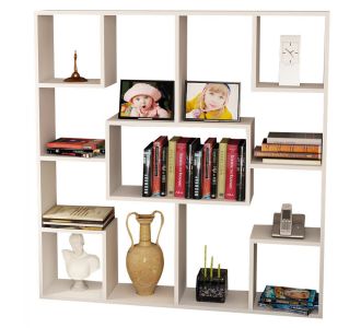 ΒΙΒΛΙΟΘΗΚΗ YOLANTHE ΜΕΛΑΜΙΝΗΣ HM9029.01 ΛΕΥΚΗ 120x22x123,6Υ εκ. |  Βιβλιοθήκες γραφείου στο espiti