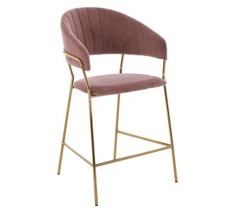 ΣΚΑΜΠΟ ΜΕΣΑΙΟΥ ΥΨΟΥΣ HM8734.02 THEODORE ΒΕΛΟΥΔΟ ΣΑΠΙΟ ΜΗΛΟ ΕΠΙΧΡΥΣΟ ΣΚΕΛΕΤΟ 60x55x100Y εκ. |  Σκαμπώ μπαρ στο espiti