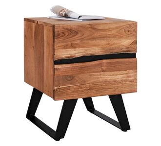 ΚΟΜΟΔΙΝΟ ALICIA HM8360.11 ΑΠΟ ΜΑΣΙΦ ΞΥΛΟ ΑΚΑΚΙΑΣ 45x35x56Yεκ. |  Κομοδίνα στο espiti