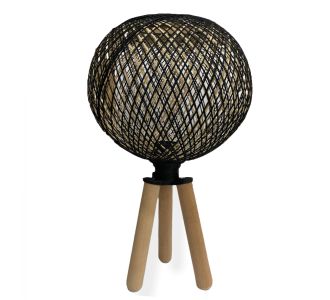 ΦΩΤΙΣΤΙΚΟ ΕΠΙΤΡΑΠΕΖΙΟ ΑΠΟ ΞΥΛΟ ΚΑΙ ΣΧΟΙΝΙ ΜΑΥΡΟ HM7378.01 Φ24x42Υ εκ. |  Επιτραπέζια στο espiti