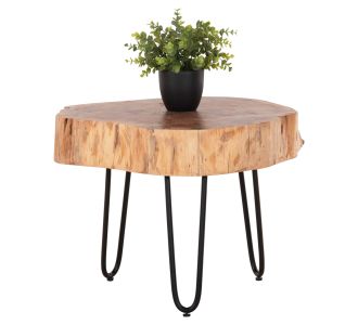 ΤΡΑΠΕΖΙ ΣΑΛΟΝΙΟΥ CLAUDINE ΑΠΟ ΜΑΣΙΦ ΚΟΡΜΟ ΑΚΑΚΙΑΣ ΠΑΧΟΥΣ 10εκ. HM8779.11 60x60x40Υεκ. |  Τραπέζια στο espiti