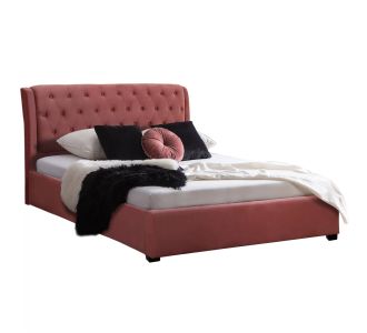 ΚΡΕΒΑΤΙ ODALYS 150X200 ΒΕΛΟΥΔΟ ΥΦΑΣΜΑ ΣΑΠΙΟ ΜΗΛΟ HM549.12 164x223x100 εκ. |  Κρεβάτια στο espiti