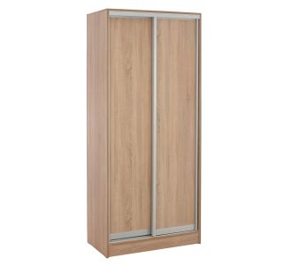 ΝΤΟΥΛΑΠΑ ΣΥΡΟΜΕΝΗ ADLER ΜΕΛΑΜΙΝΗΣ 90x45x210Yεκ. SONAMA OAK 2ΦΥΛΛΗ HM2436.01 |  Ντουλάπες ρούχων στο espiti