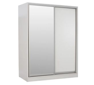 ΝΤΟΥΛΑΠΑ ADLER ΜΕΛΑΜΙΝΗΣ ΛΕΥΚΗ ΜΕ ΚΑΘΡΕΠΤΗ HM2434.03 160x60x210 εκ. |  Ντουλάπες ρούχων στο espiti