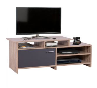 ΕΠΙΠΛΟ TV SCOTT HM8766.02 123x39,5x35,5-45,5Y εκ. SONAMA ΓΚΡΙ |  Έπιπλα τηλεόρασης στο espiti