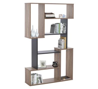 ΒΙΒΛΙΟΘΗΚΗ SHAY HM8768.02 85X22X140 ΓΚΡΙ |  Βιβλιοθήκες γραφείου στο espiti