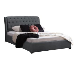 ΚΡΕΒΑΤΙ ODALYS 150X200 ΒΕΛΟΥΔΟ ΥΦΑΣΜΑ ΓΚΡΙ HM549.11 164x223x100 εκ. |  Κρεβάτια στο espiti
