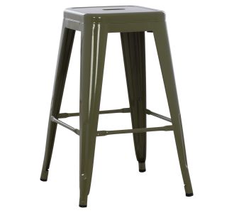 ΣΚΑΜΠΟ ΜΕΣΑΙΟΥ ΥΨΟΥΣ ΜΕΤΑΛΛΙΚΟ HM8573.03 MELITA ΣΕ DARK OLIVE GREEN 43x43x67Yεκ. |  Σκαμπώ μπαρ στο espiti