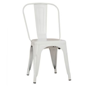 ΚΑΡΕΚΛΑ ΜΕΤΑΛΛΙΚΗ MELITA ΣΕ ΛΕΥΚΟ MAT  43x50x82Υ εκ. HM8641.21 |  Πολυθρόνες σαλονιού στο espiti
