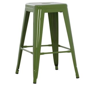 ΣΚΑΜΠΟ ΜΕΣΑΙΟΥ ΥΨΟΥΣ ΜΕΤΑΛΛΙΚΟ HM8573.13 MELITA ΣΕ LIGHT OLIVE GREEN 43x43x67Yεκ. |  Σκαμπώ μπαρ στο espiti