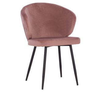 ΠΟΛΥΘΡΟΝΑΚΙ JIYA ΜΕ ΣΑΠΙΟ ΜΗΛΟ ΒΕΛΟΥΔΟ & ΜΑΥΡΟ ΜΕΤΑΛΛΙΚΟ ΣΚΕΛΕΤΟ HM8728.02 60x60x85 |  Πολυθρόνες σαλονιού στο espiti