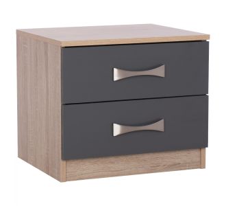 ΚΟΜΟΔΙΝΟ ΜΕΛΑΜΙΝΗΣ ASHLYN 2 ΣΥΡΤΑΡΙΑ & ΧΕΡΟΥΛΙΑ SONAMA-ΓΚΡΙ 48x40,5x42Yεκ.HM2235.04 |  Κομοδίνα στο espiti