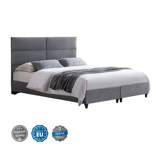 ΚΡΕΒΑΤΙ MILO ΑΠΟ ΓΚΡΙ ΒΕΛΟΥΔΟ HM628.10 ΓΙΑ ΣΤΡΩΜΑ 180x200 εκ. |  Κρεβάτια στο espiti