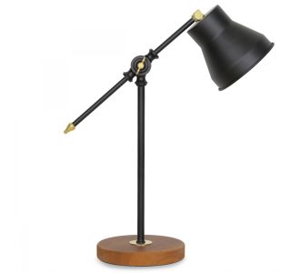 ΦΩΤΙΣΤΙΚΟ ΕΠΙΤΡΑΠΕΖΙΟ ΜΕΤΑΛΛΙΚΟ ΜΑΥΡΟ ΜΕ MDF HM7584.01 |  Επιτραπέζια στο espiti