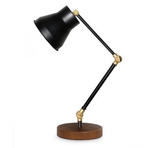 ΦΩΤΙΣΤΙΚΟ ΕΠΙΤΡΑΠΕΖΙΟ ΜΕΤΑΛΛΙΚΟ ΜΑΥΡΟ HM7585.01 |  Επιτραπέζια στο espiti