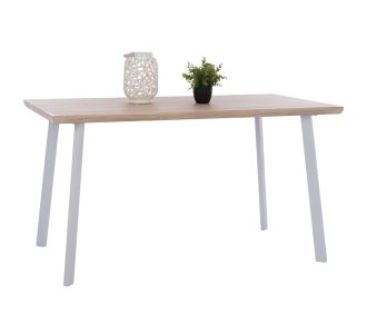 ΤΡΑΠΕΖΙ ΤΡΑΠΕΖΑΡΙΑΣ OFIRA 140X80 SONAMA ΜΕ ΛΕΥΚΑ ΠΟΔΙΑ HM8374.02 |  Τραπέζια στο espiti