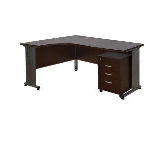 ΣΕΤ ΓΡΑΦΕΙΟΥ 2ΤΜΧ ΣΕ ΧΡΩΜΑ WENGE HM10206.02L |  Γραφεία στο espiti