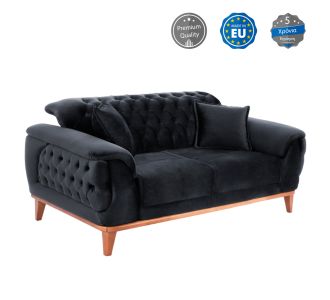 ΚΑΝΑΠΕΣ ΚΡΕΒΑΤΙ BENNINGTON 2ΘΕΣΙΟΣ ΜΑΥΡΟΣ HM3250.01 180x95x80 εκ. |  Καναπέδες γωνιακοί στο espiti