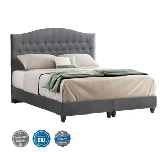 ΚΡΕΒΑΤΙ MALENA ΑΠΟ ΓΚΡΙ ΒΕΛΟΥΔΟ HM638.10 ΓΙΑ ΣΤΡΩΜΑ 150x200 εκ. |  Κρεβάτια στο espiti