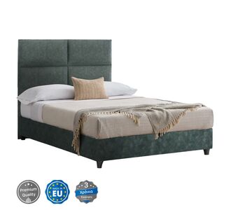 ΚΡΕΒΑΤΙ MILO ΑΠΟ ΠΡΑΣΙΝΟ ΥΦΑΣΜΑ τύπου NUBUCK HM646.27 ΓΙΑ ΣΤΡΩΜΑ 120x200 εκ. |  Κρεβάτια στο espiti