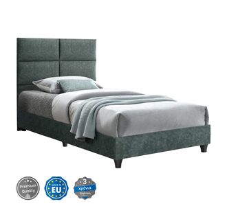 ΚΡΕΒΑΤΙ MILO ΑΠΟ ΠΡΑΣΙΝΟ ΥΦΑΣΜΑ τύπου NUBUCK HM652.27 ΓΙΑ ΣΤΡΩΜΑ 90x200 εκ. |  Κρεβάτια στο espiti