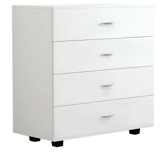 ΣΥΡΤΑΡΙΕΡΑ ΜΕΛΑΜΙΝΗΣ THORG ME 4 ΣΥΡΤΑΡΙΑ ΛΕΥΚΗ HM8996.03 80x40x83Υεκ. |  Συρταριέρες -Κονσόλες στο espiti