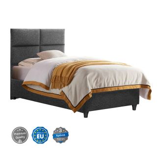 ΚΡΕΒΑΤΙ MILO ΑΠΟ ΓΚΡΙ ΥΦΑΣΜΑ HM652.01 ΓΙΑ ΣΤΡΩΜΑ 90x200 εκ. |  Κρεβάτια στο espiti