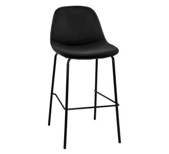 ΣΚΑΜΠΟ VINCENT HM9298.14 ΜΕΣΑΙΟΥ ΥΨΟΥΣ ΜΑΥΡΟ ΜΕ ΜΕΤΑΛΛΙΚΑ ΠΟΔΙΑ 47x51x96 εκ. |  Σκαμπώ μπαρ στο espiti