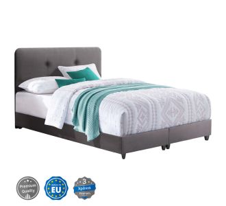 ΚΡΕΒΑΤΙ DOLORES ΑΠΟ ΓΚΡΙ ΒΕΛΟΥΔΟ HM637.10 ΓΙΑ ΣΤΡΩΜΑ 150x200 εκ. |  Κρεβάτια στο espiti