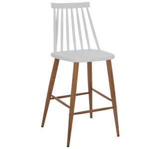 ΣΚΑΜΠΟ ΜΠΑΡ VANESSA HM9300.01 ΛΕΥΚΟ ΜΕΣΑΙΟΥ ΥΨΟΥΣ 43x45x97Υεκ. |  Σκαμπώ μπαρ στο espiti