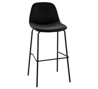 ΣΚΑΜΠΟ VINCENT ΒΕΛΟΥΔΟ ΜΑΥΡΟ ΜΕΤΑΛΛΙΚΟ ΣΚΕΛΕΤΟ HM8579.14 56,5Χ47Χ106 εκ. |  Σκαμπώ μπαρ στο espiti