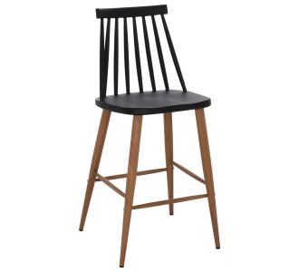 ΣΚΑΜΠΟ ΜΠΑΡ VANESSA ΜΑΥΡΟ ΜΕΣΑΙΟΥ ΥΨΟΥΣ HM9300.02  43x45x97Υεκ. |  Σκαμπώ μπαρ στο espiti
