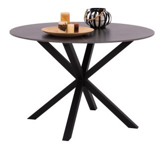 ΤΡΑΠΕΖΙ ΤΡΑΠΕΖΑΡΙΑΣ ΣΤΡΟΓΓΥΛΟ SYNTEC HM9309.01 SINTERED STONE ΜΑΥΡΟ ΜΕΤΑΛΛΙΚΑ ΠΟΔΙΑ Φ115x75Y εκ. |  Τραπέζια στο espiti