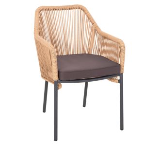 ΠΟΛΥΘΡΟΝΑ ΑΛΟΥΜΙΝΙΟΥ HM5855.02 ΑΝΘΡΑΚΙ ΜΕ ΣΧΟΙΝΙ WICKER PE 56x66x82 εκ. |  Πολυθρόνες κήπου στο espiti